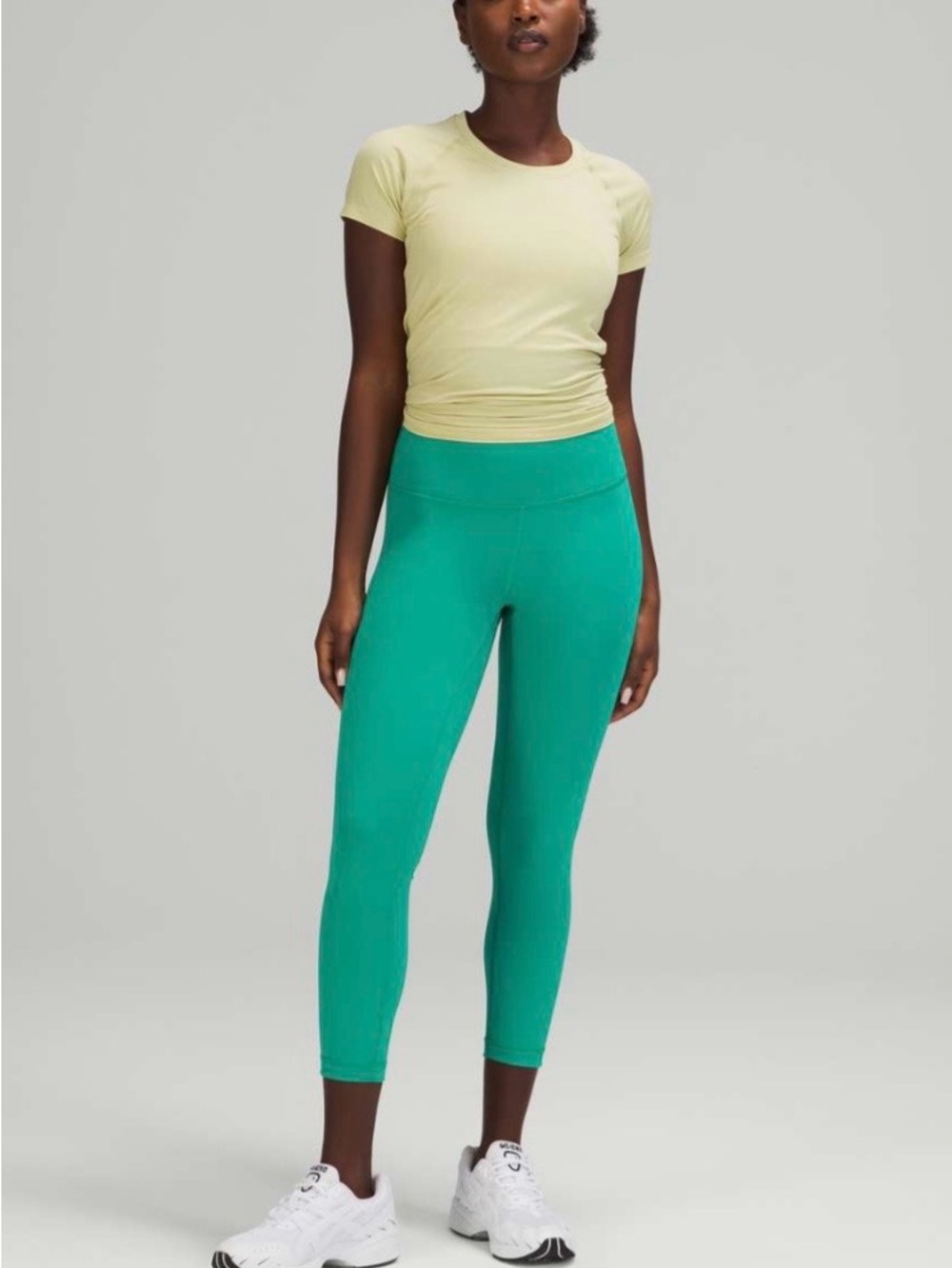 Lululemon Wunder train high rise crop 23”